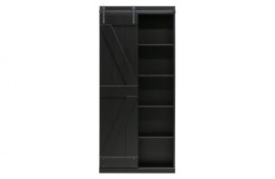 Harris Schuifdeurkast Grenen Zwart [fsc]