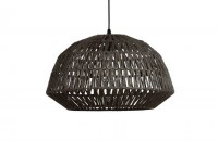  Kace hanglamp jute zwart ø45cm Woood exclusive