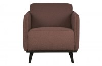 Statement Fauteuil Met Arm Bouclé Coffee