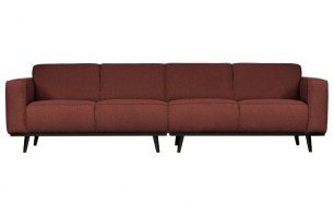 Statement 4-zits Bank 280 Cm Bouclé Chestnut