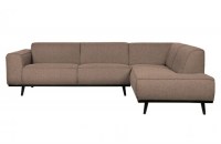 Statement Hoekbank Rechts Bouclé Nougat