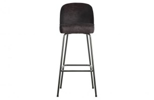 Vogue Barstoel 80cm Leer Zwart