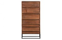 Forrest 5-ladenkast Mango Hout Naturel