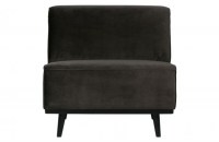 Statement 1-zits Element Fluweel Warm Groen