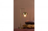 Globular tafellamp metaal antique brass Bepurehome bij VanEtje