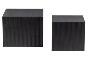 Set V 2 - Sanne Bijzettafels Vierkant Zwart