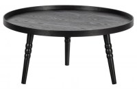 Ponto Bijzettafel Hout Zwart 36x75