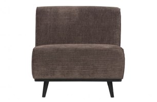 Statement 1-zits Element Brede Platte Rib Taupe