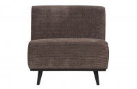 Statement 1-zits Element Brede Platte Rib Taupe