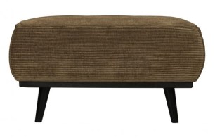 Statement Hocker Brede Platte Rib Rock