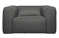 Bean Fauteuil Incl. Kussen Middengrijs Gemeleerd