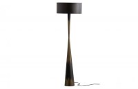 Blackout Too Staande Lamp Metaal Zwart/brass