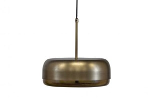 Safa Hanglamp Horizontaal Metaal Glas Brass