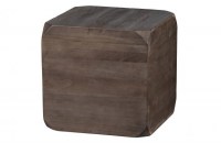 Lio Bijzettafel Hout Donkerbruin 46x46x46