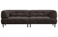 Lloyd 4-zits Bank Gewassen Fluweel Cast Iron