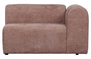 Caleidoscoop 1-zits Arm Rechts Structure Velvet Blush