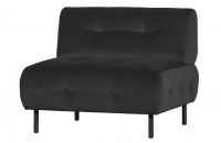 Lloyd Fauteuil Gewassen Fluweel Cast Iron