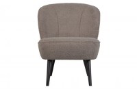 Sara Fauteuil Teddy Mud