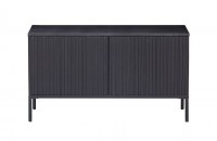 New Gravure Tv Meubel 100 Cm Grenen Zwart  [fsc]