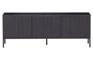 New Gravure Tv Meubel 150 Cm Grenen Zwart  [fsc]