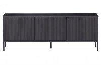 New Gravure Tv Meubel 150 Cm Grenen Zwart  [fsc]