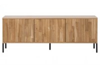 New Gravure Tv Meubel 150 Cm Eiken Blanke Lak  [fsc]