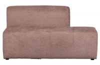 Caleidoscoop 1.5-zits Rug Links Structure Velvet Blush