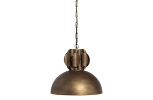 Polished Hanglamp Metaal Antique Brass