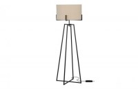 Holly Vloerlamp Zwart/naturel