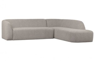 Slopinhoekbank Rechts Off White Melange