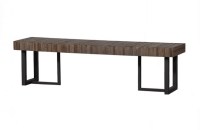 Maxime Eetbank Recycled Hout Naturel 160cm