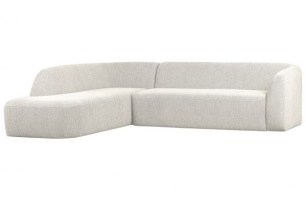Sloping Hoekbank Links Pearl Melange