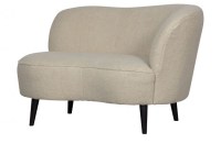 Sara lounge fauteuil rechts teddy off white