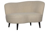 Sara lounge fauteuil rechts teddy off white