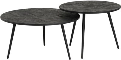 Salontafel set van 2- Delano Inlay Tables