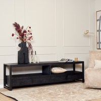 Tv meubel Boaz black| 220 cm