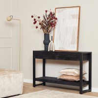 Sidetable Boaz black| 120 cm