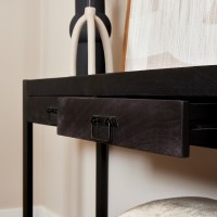 Sidetable Boaz black| 120 cm