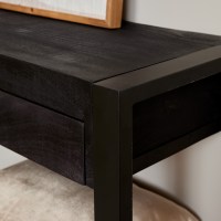 Sidetable Boaz black| 120 cm