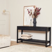 Sidetable Boaz black| 150 cm