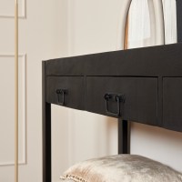 Sidetable Boaz black| 150 cm
